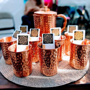 copper cups pitcher