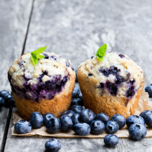 protein blueberry muffins
